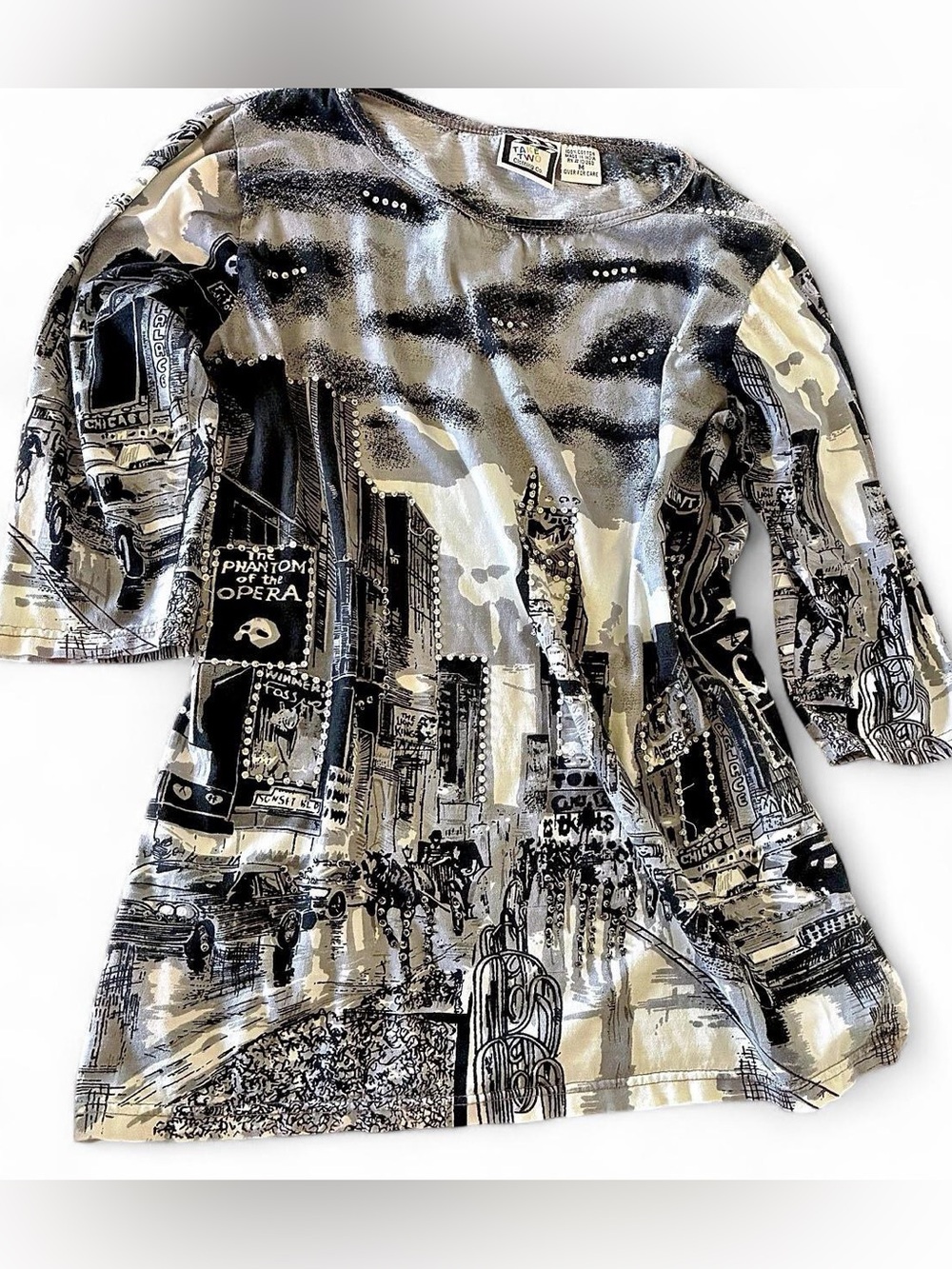 Vintage New York graphic top